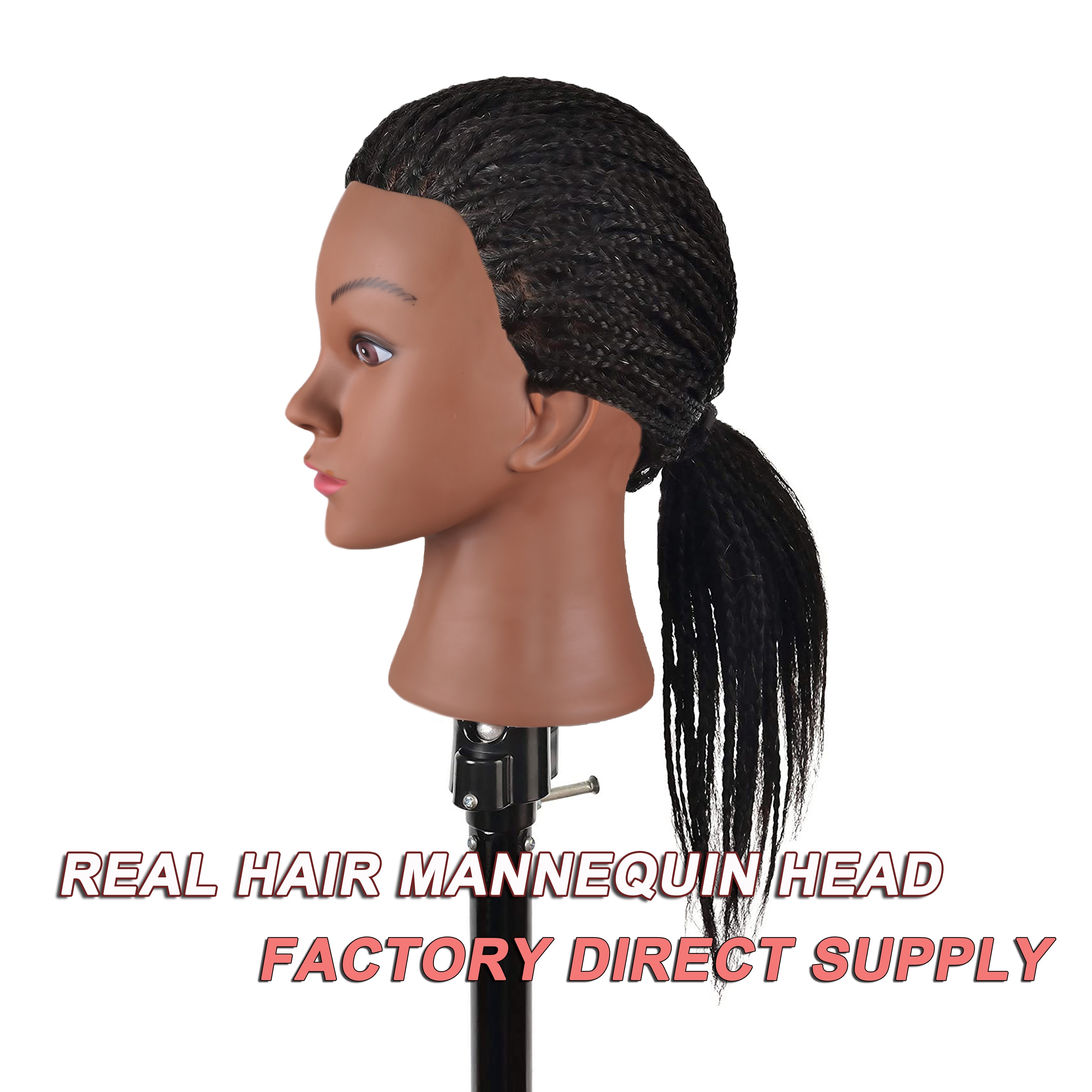 Mannequin Head With Human Hair 14manikin Head 100% Real - Temu