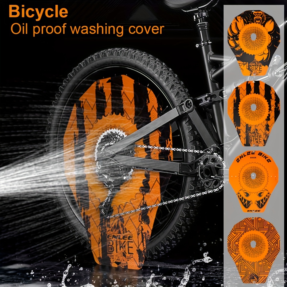 Pegatinas Para Bicicletas ENLEE - Kit de pegatinas impermeables para marco  de protección de bicicleta MTB (A transparente)