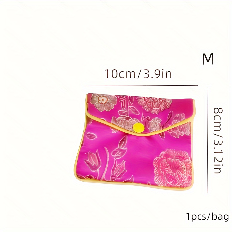 Jewelry Silk Purse Pouch Gift Bags Chinese Silk Style Temu