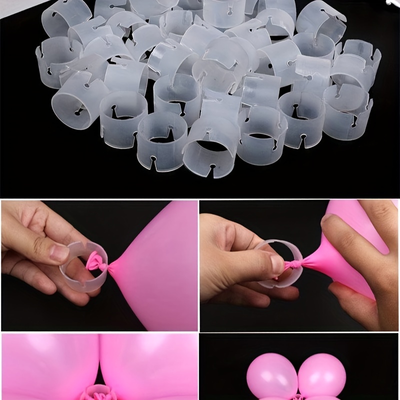 50PCS Balloon Buckle Clips, Balloon Accessories, Party Supplies