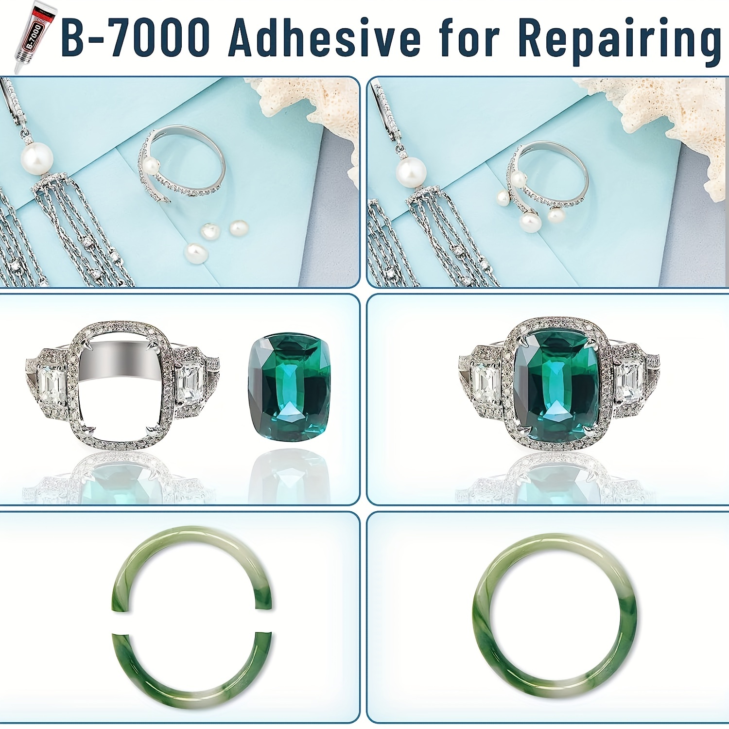 B-7000 Super Adhesive Glue For Jewelry Making - Multi-function Liquid  Fusion Glue For Rhinestones, Crafts, And More - Temu