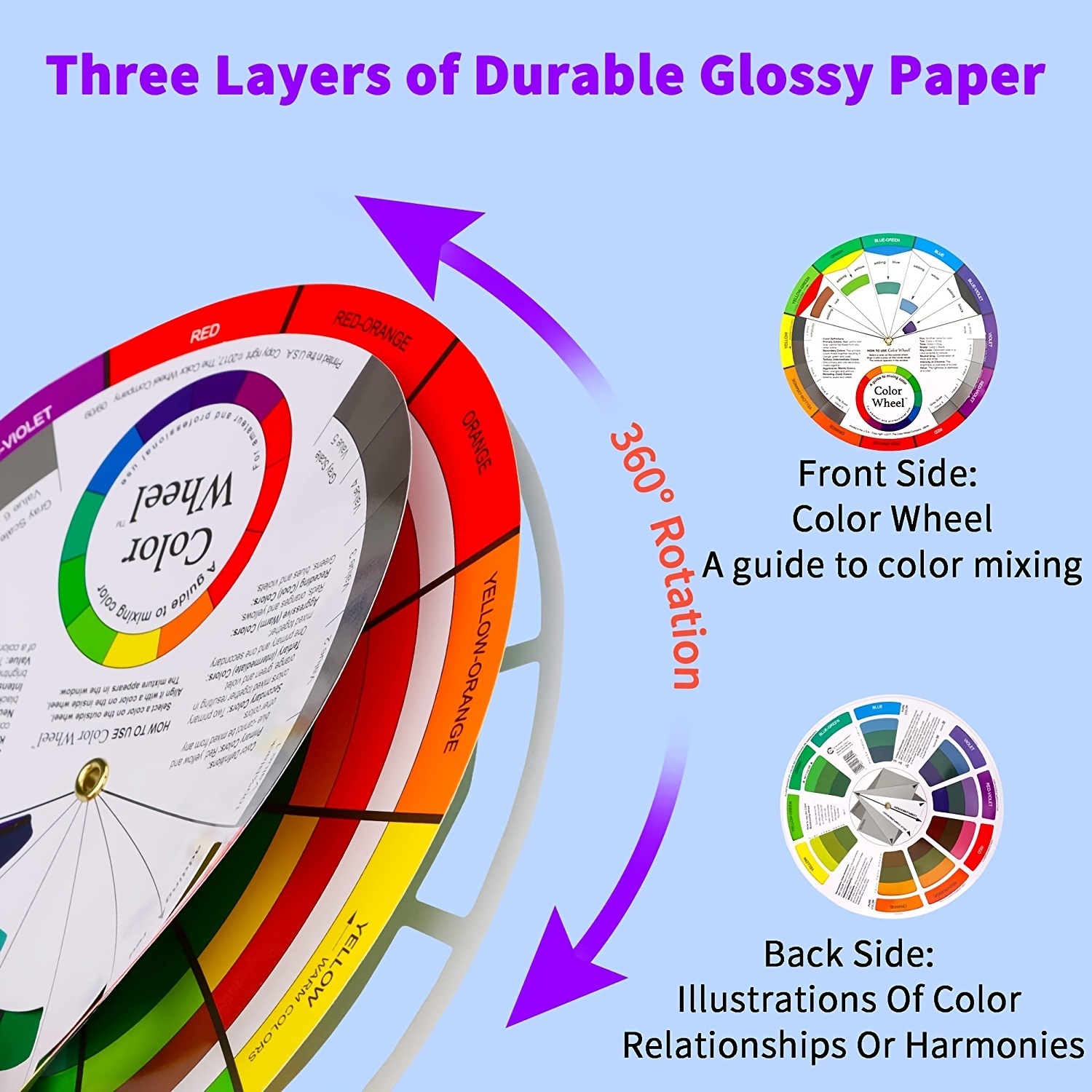 Color Wheels: The Most Beautiful Tool For Artists · Craftwhack  Color  wheel art projects, Color wheel projects, Color wheel art