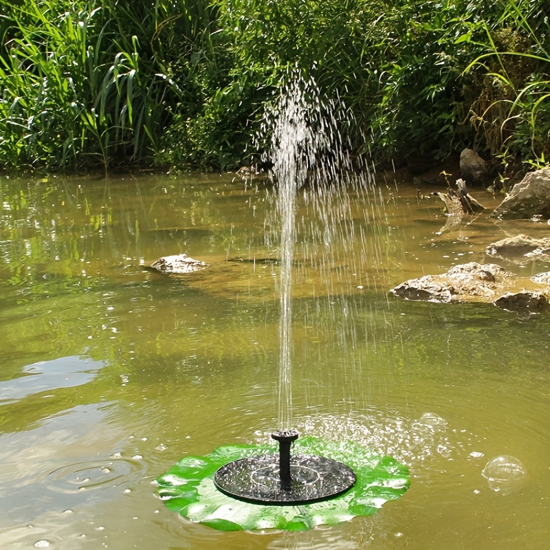 QAWSED Mini fontaine solaire à énergie solaire pour oiseaux - Décoration de  jardin - Fontaine à eau flottante - Lplcuican : : Terrasse et  Jardin