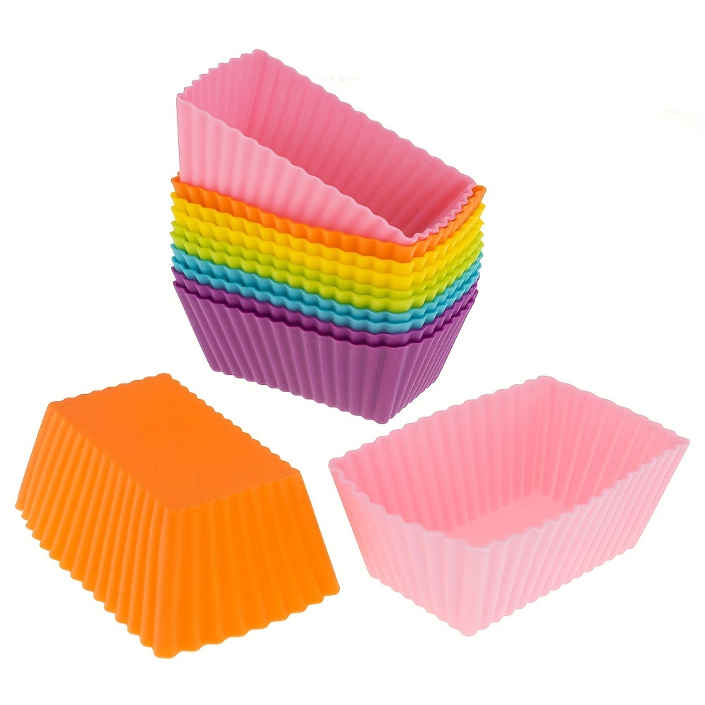 Silicone Rectangle Cup | Orange