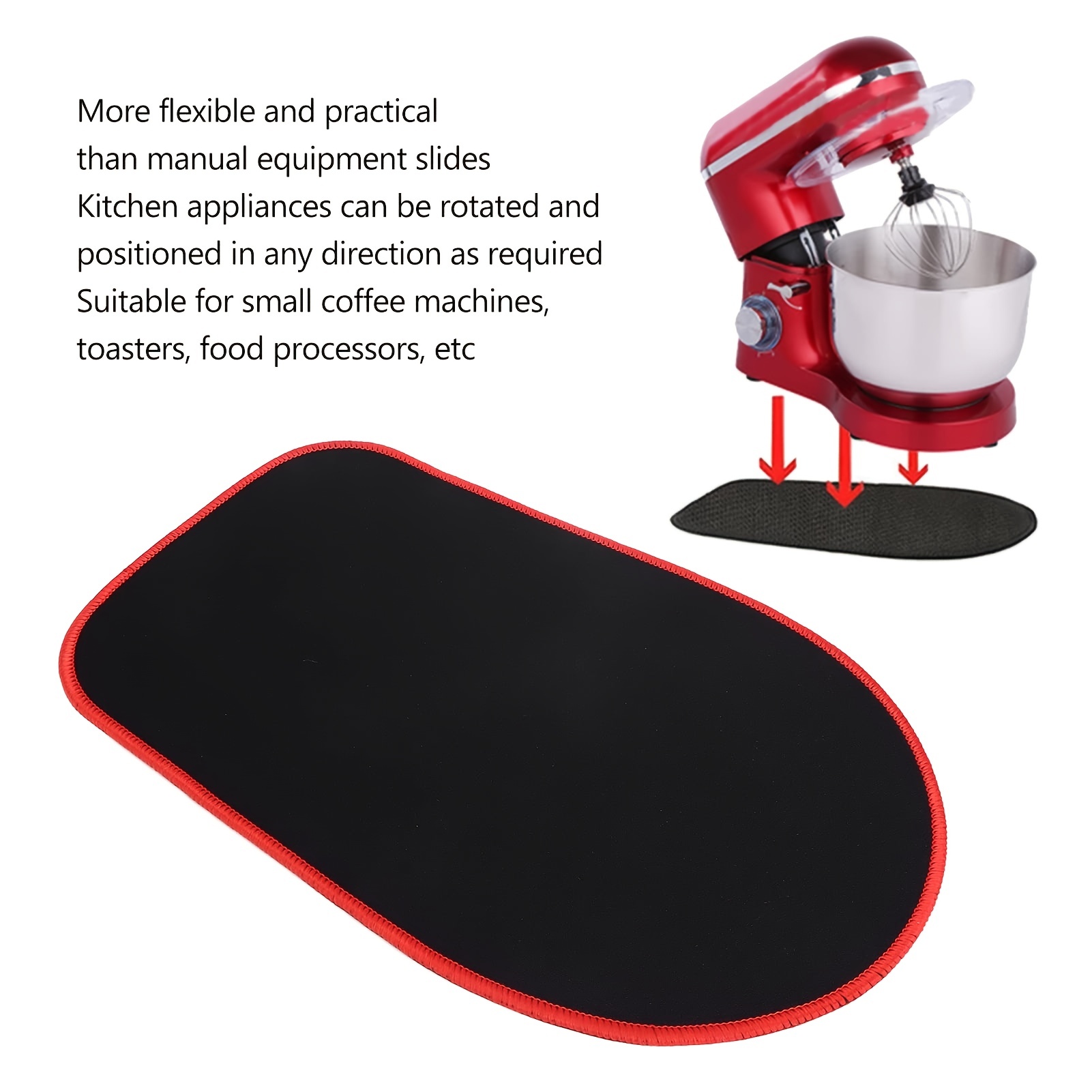  Kitchen Appliance Sliders, Bamboo Mixer Mover Slider Mat  Compatible with Kitchenaid 5-8 Qt Tilt-Head Stand Mixer, Kitchen Aid Mixer  Accessories, Sliding Caddy Moving Tray: Home & Kitchen