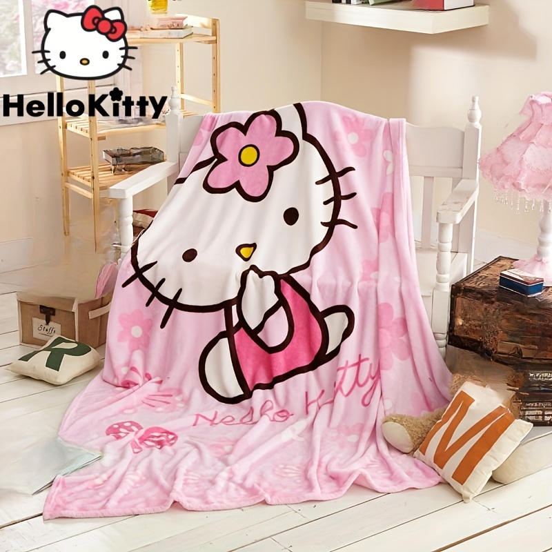 

Hello Kitty Soft Fluffy Blanket Y2k Cartoon Cute Plush Blanket, Kawaii Car Air-conditioning Blanket Perfect For Bed, Sofa, Office, Outdoor Camping, Birthday Christmas Gift