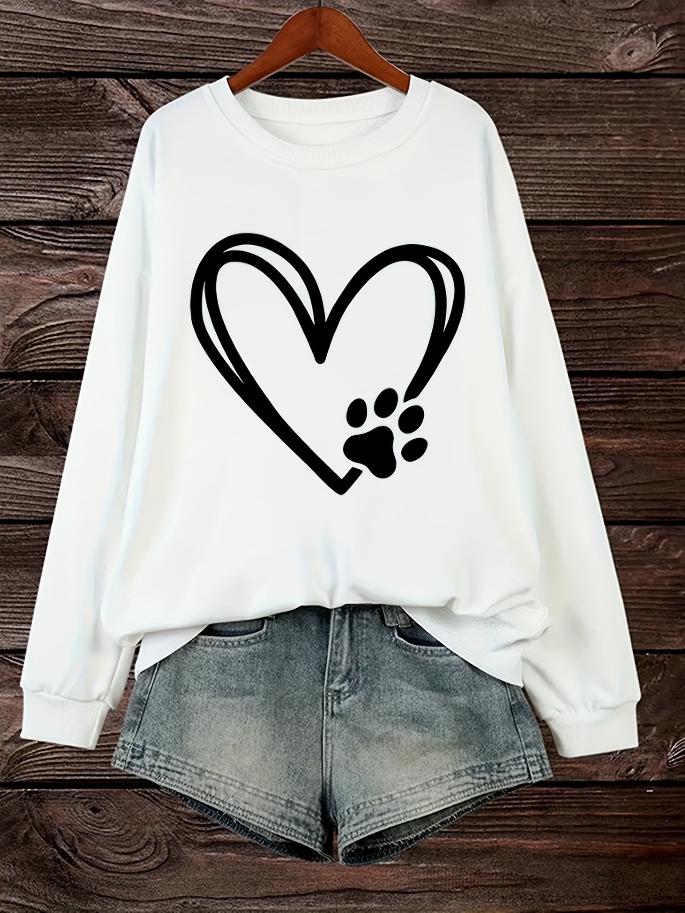 Pink Paw Women's Sweatshirt main image 0
