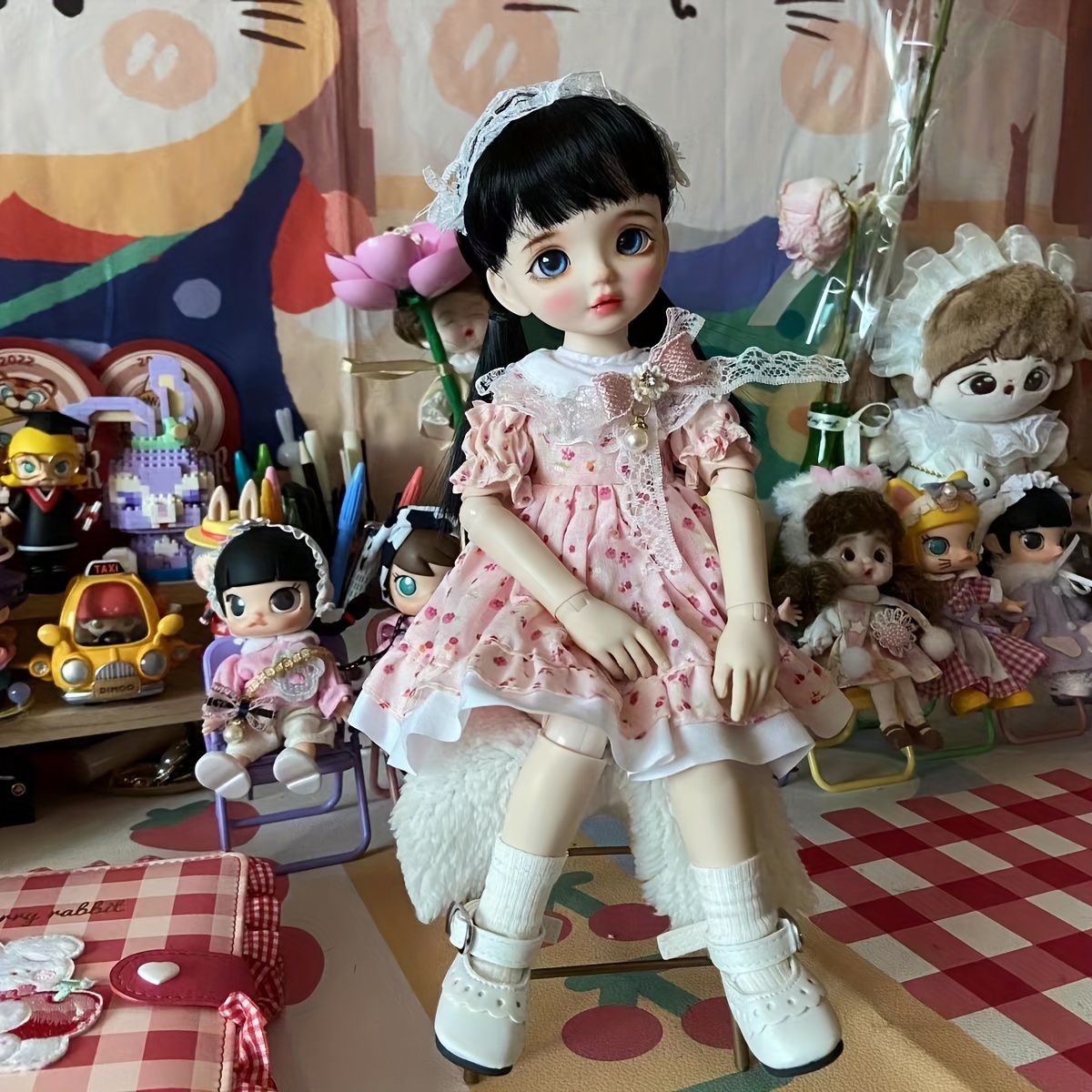 ball jointed doll sold on Temu Canada