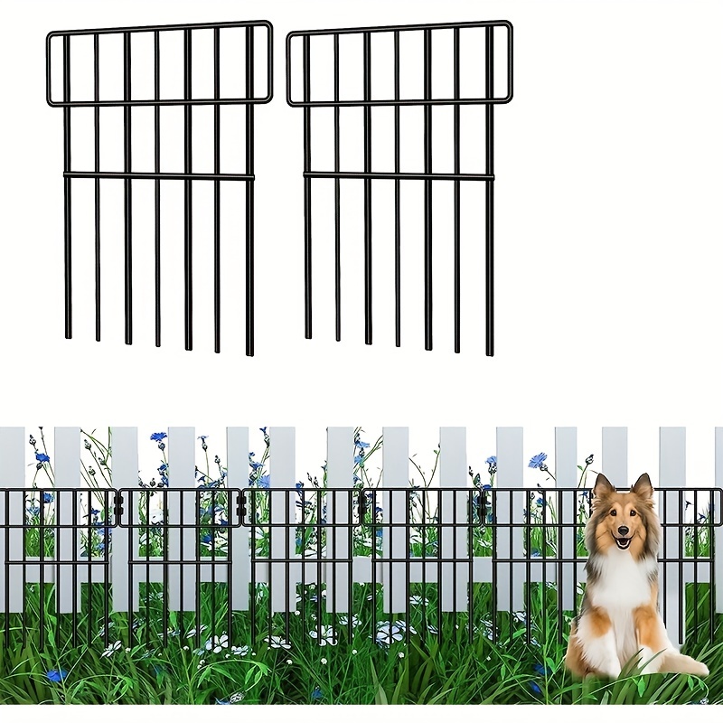 Vallas de barrera para perros y mascotas con gancho de 4 piezas, corralito  de malla transpirable