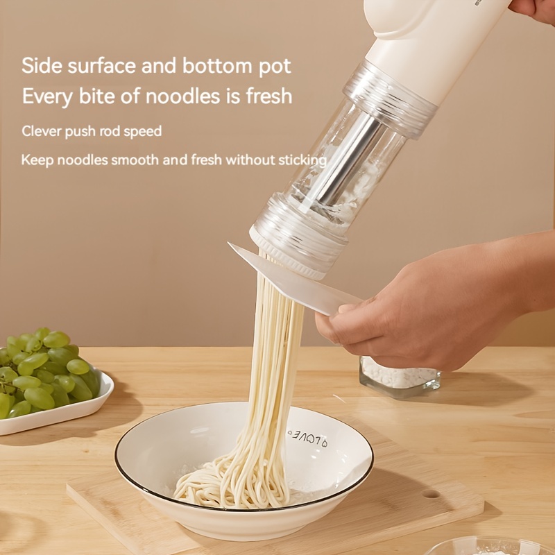 Usb Charging Wireless Noodle Machine, Pasta Maker Machine, Kitchen Tools,  Wireless Small Portable Noodle Press Gun,five Mold Kitchen Accessories, And  A Variety Of Noodle Shape Options - Temu United Arab Emirates