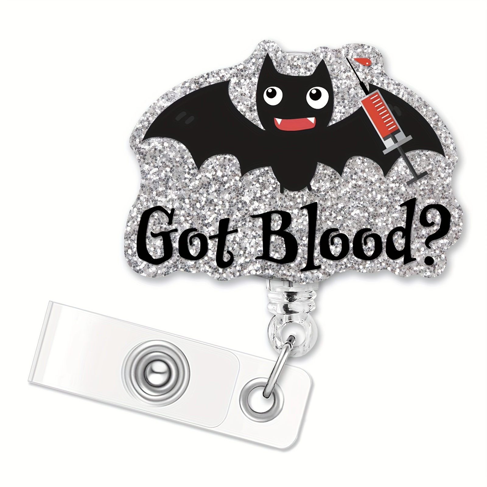 Retractable Badge Holder With Clip Halloween - Temu