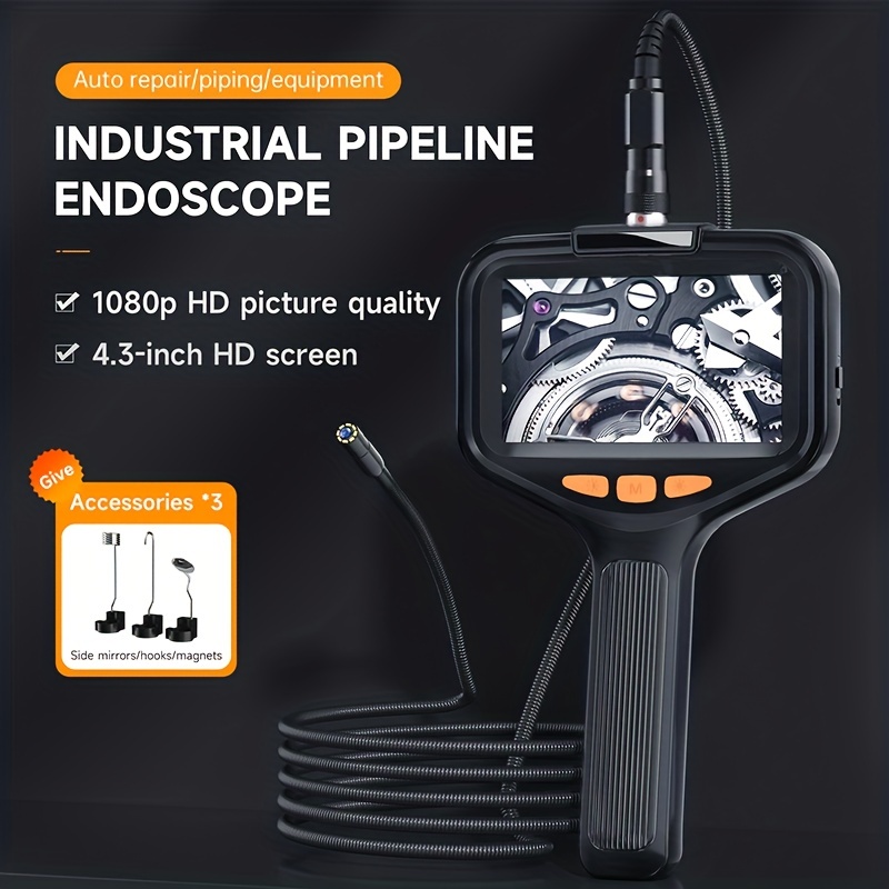 Industrial Endoscope Car Repair Probe Hd Camera Kitchen - Temu
