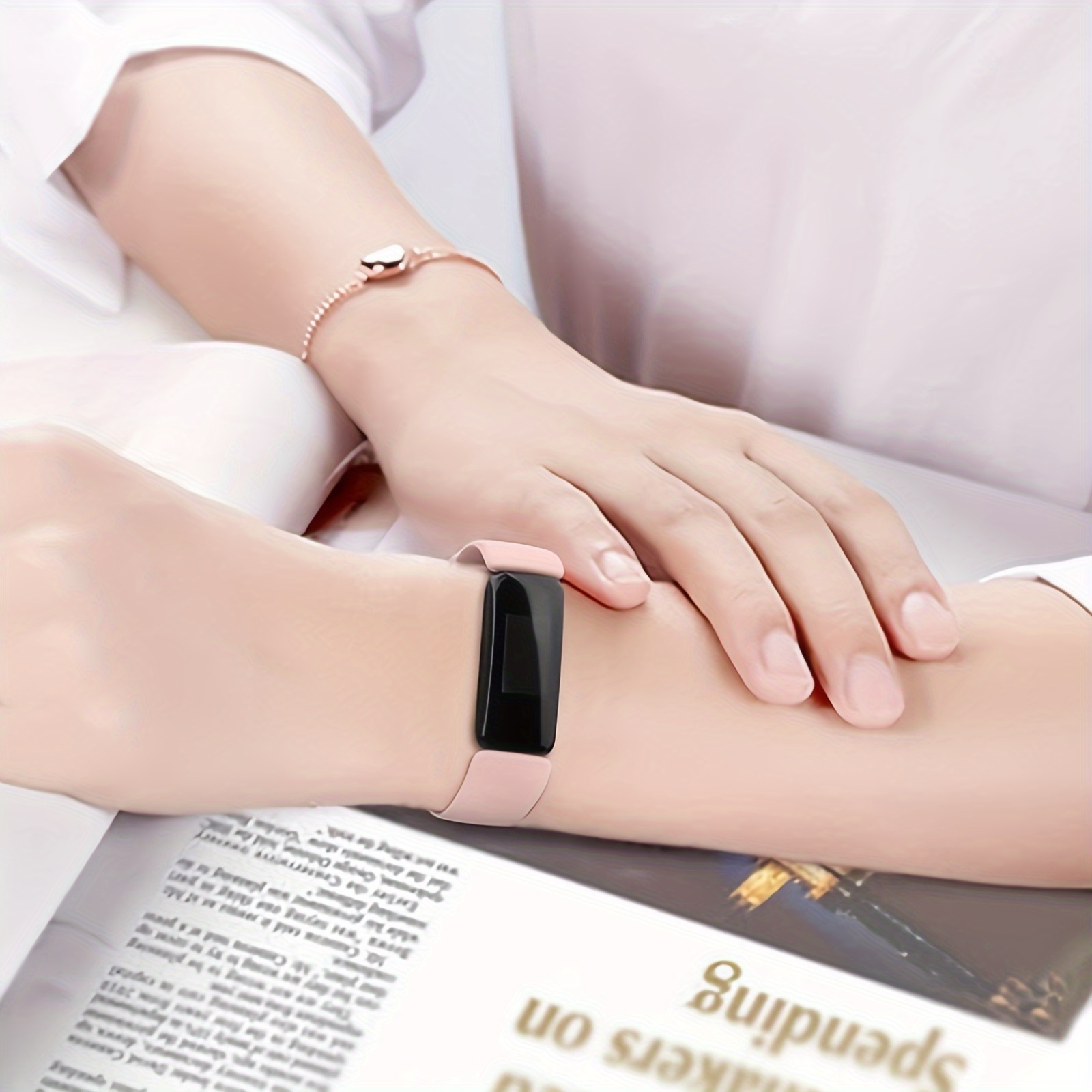 Pour Fitbit Luxe/édition spéciale bracelet en acier inoxydable bracelet de  montre-bracelet, bracelets de remplacement pour bijoux en acier inoxydable