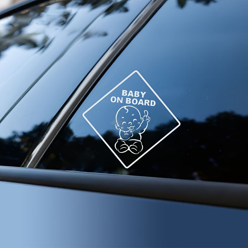 Auto Pkw Kfz Baby An Bord Reflektierende Aufkleber Sticker Neu in