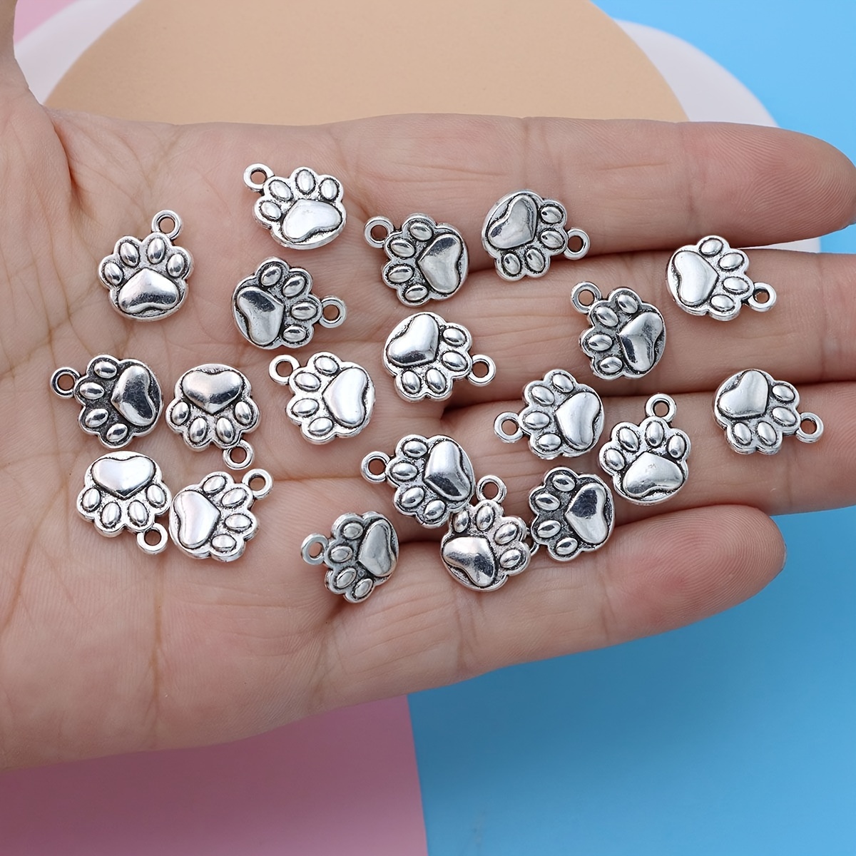 Mix Cat Charms Handmade Craft Pendant Making Vintage Silver - Temu