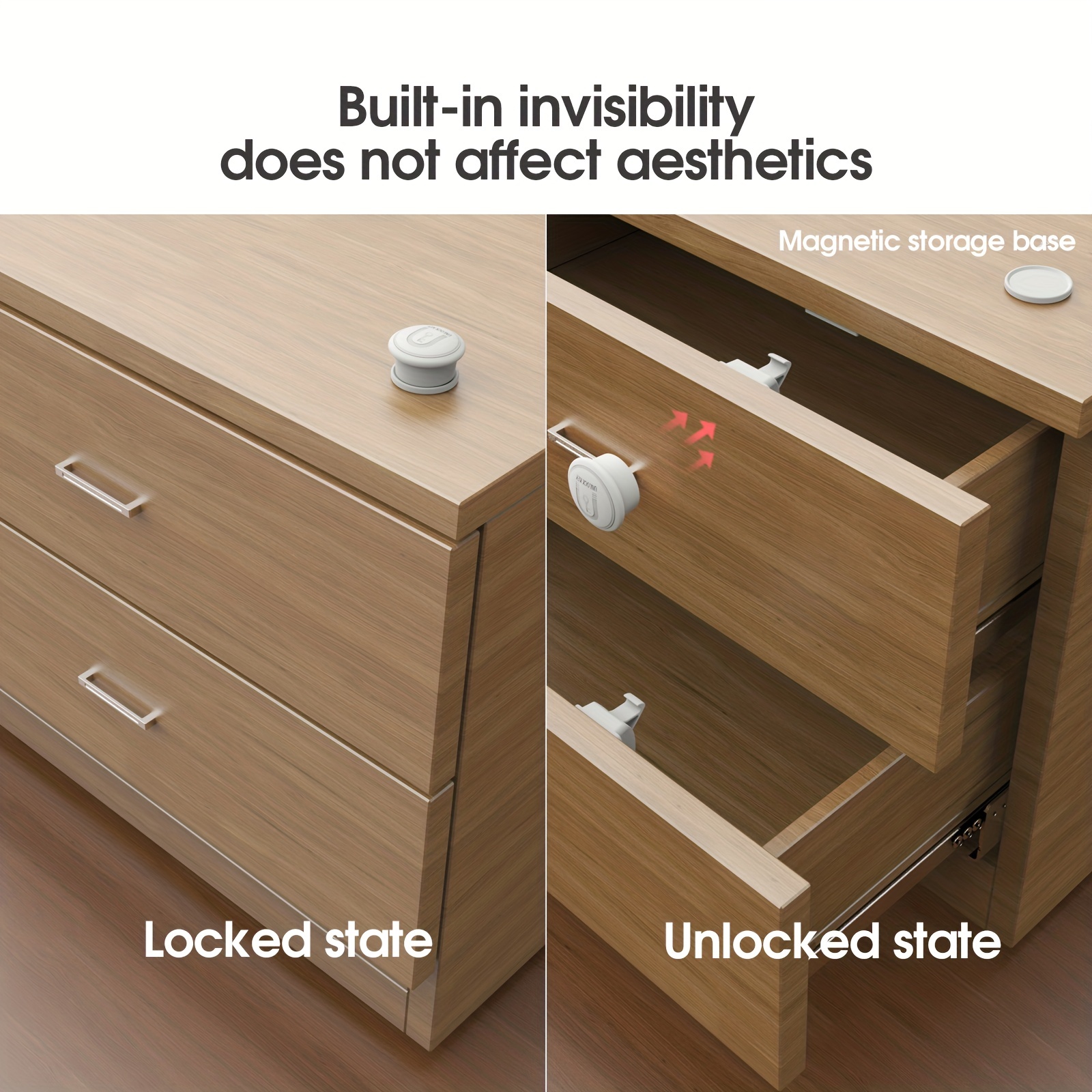 Safety Magnetic Child Locks For Cabinets (8locks & 2 Keys), Baby Proofing  Cabinet Locks For Doors And Drawers - Easy Install No Screws Or Drilling  Toddler Child Proof Cabinet Latches - Temu Germany