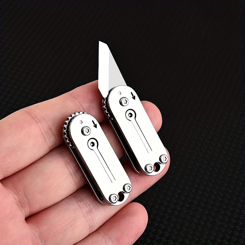  Fon ALLey Mini Pocket Knife Tiny Folding Knife with Wood Handle  (Colorful Wood) : Tools & Home Improvement