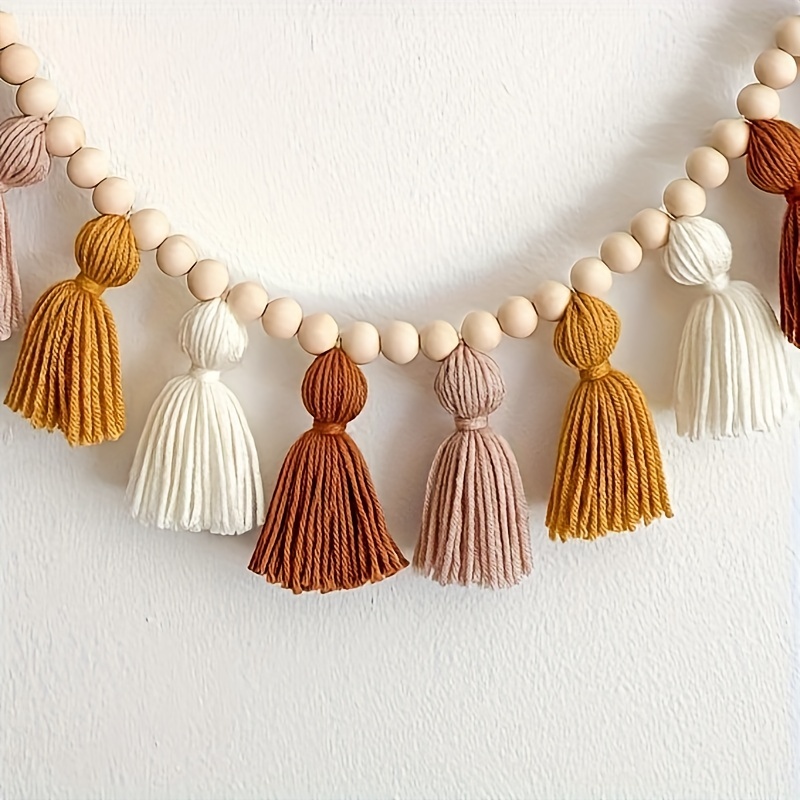 Brighten Up Your Home With Bohemian Tassel Garland Perfect - Temu