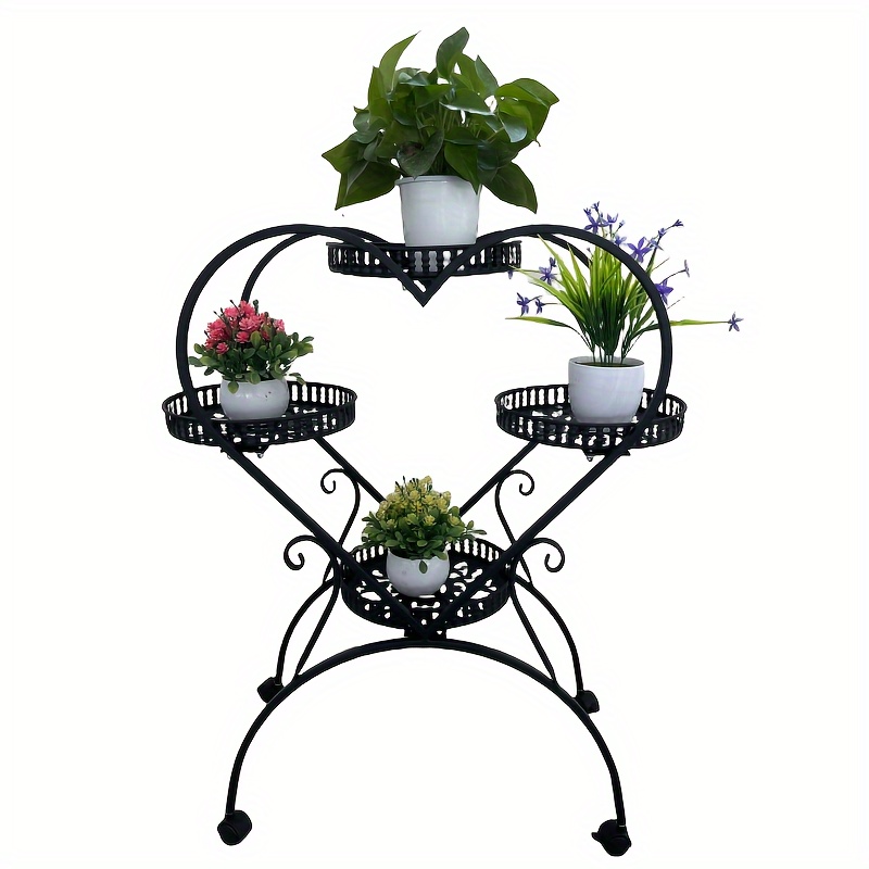 Ccdes Fer Balcon Suspendu Fleur Rack Pot Stand Plante Stockage Garde-corps  Étagère Décoration, Fleur Rack, Balcon Fleur Rack 