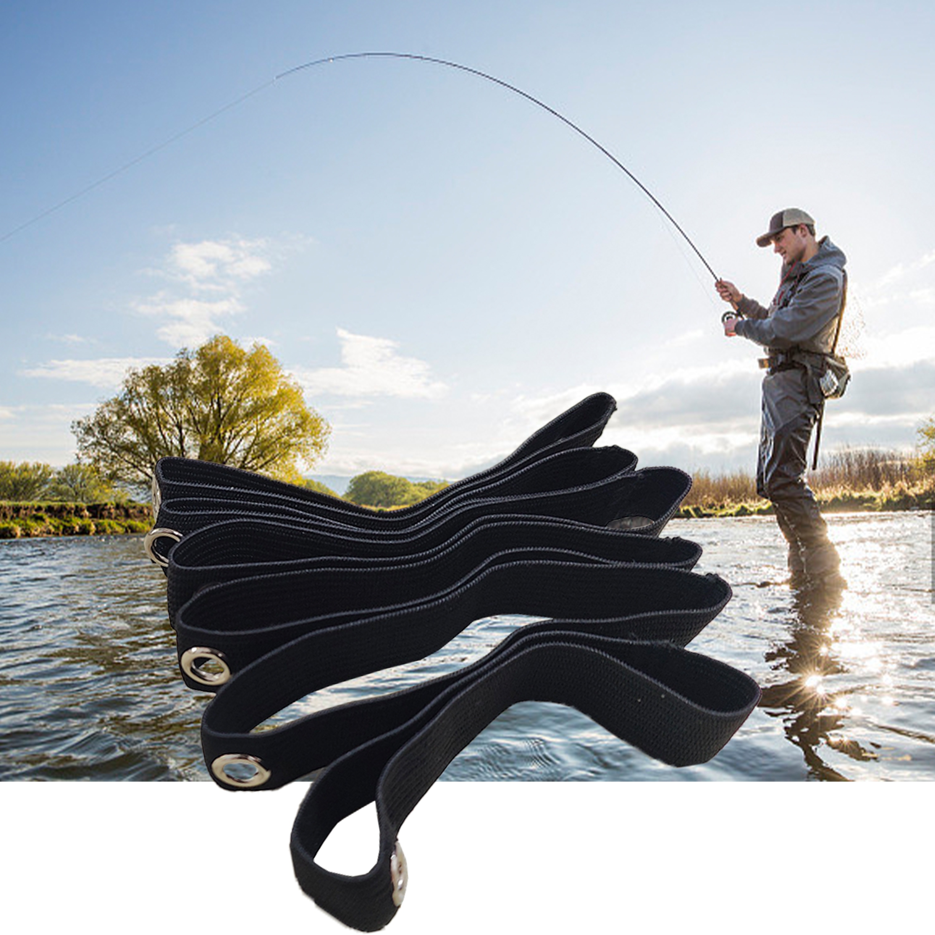 Fishing Spool Belt,4Pcs Fishing Spool Belt Nylon Elastic Fishing Spool Belt  Reel Protections Belt Band Reel Accessory Outdoor Fishing Tool : :  Sports & Outdoors