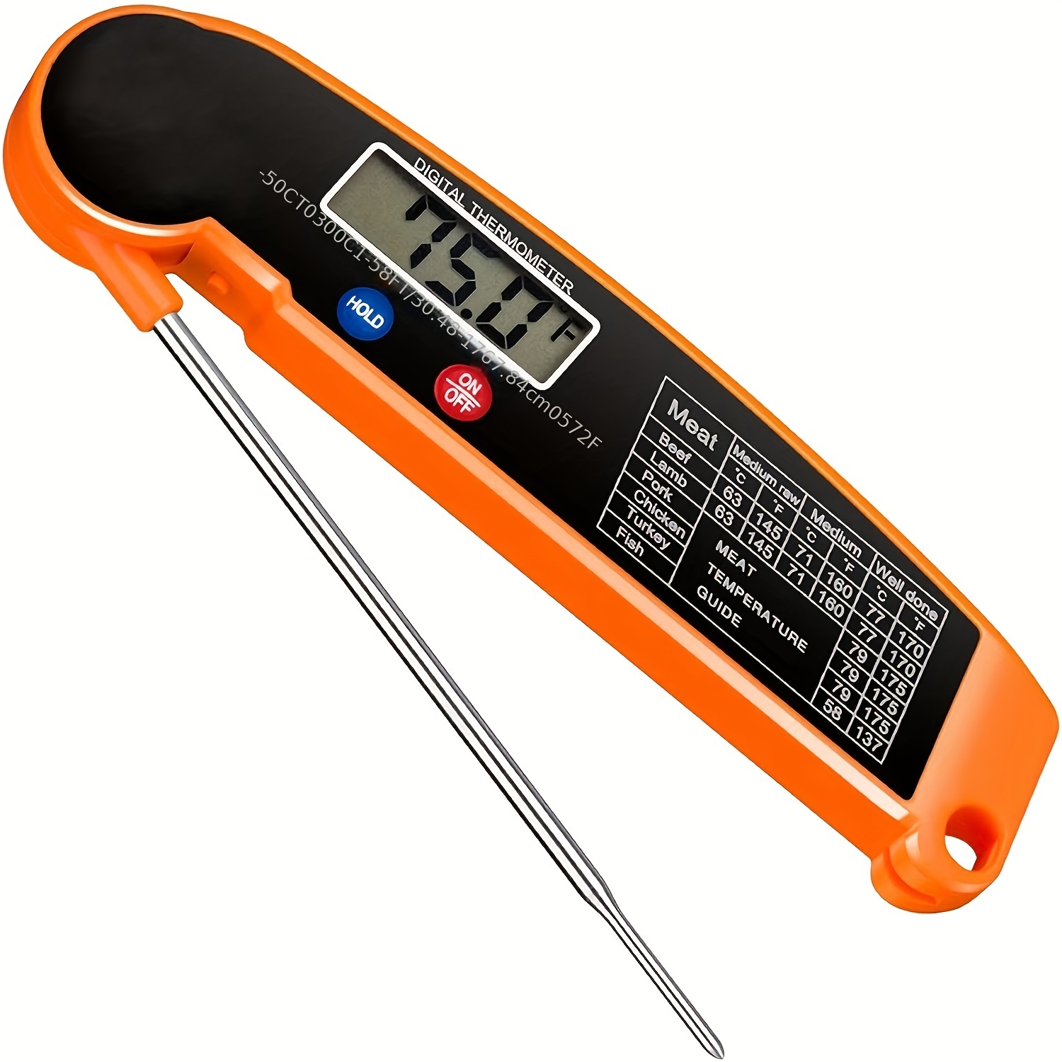 Food Thermometer Digital Meat Thermometer With Probe - Temu