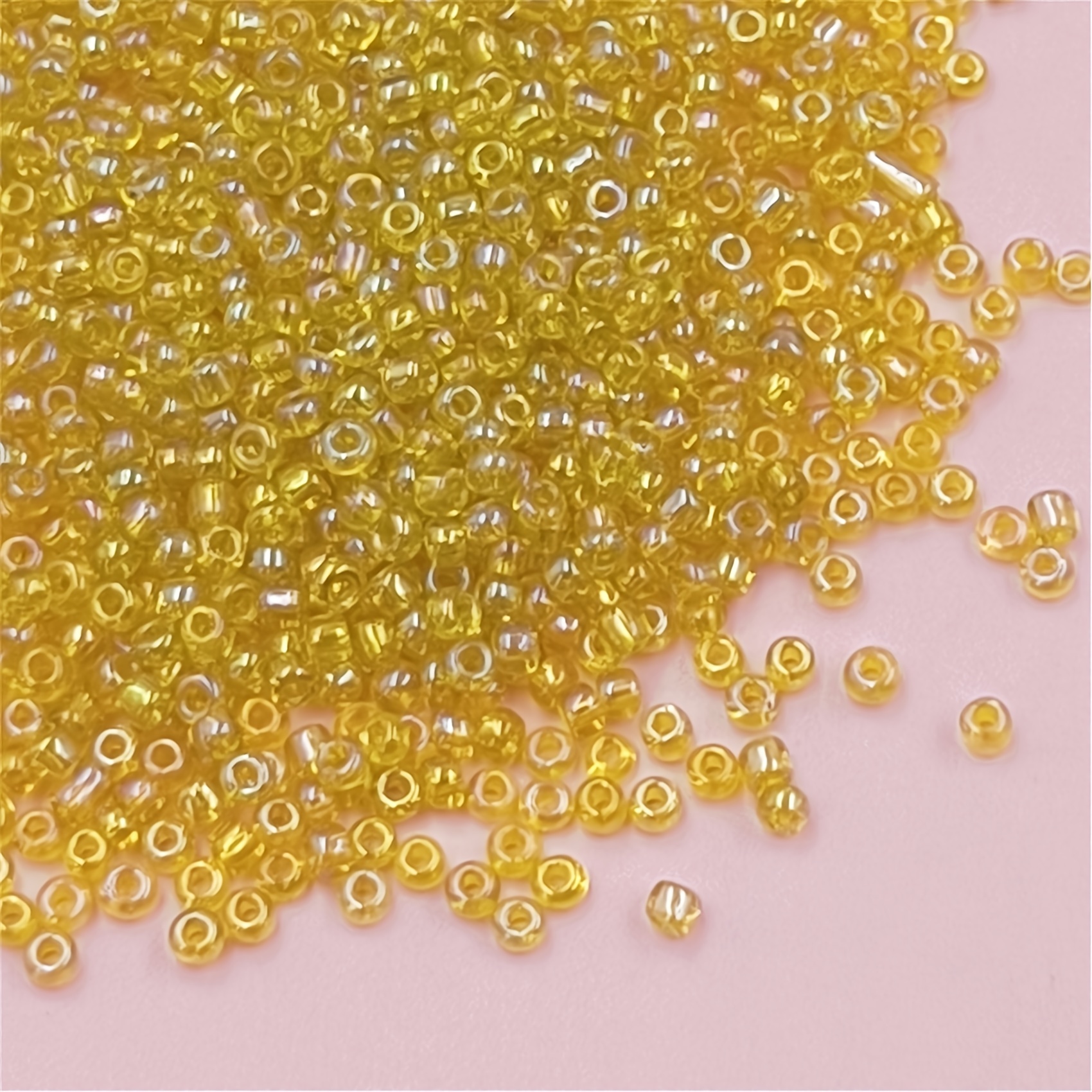Colorful Glass Loose Seed Beads For Jewelry Making Diy - Temu