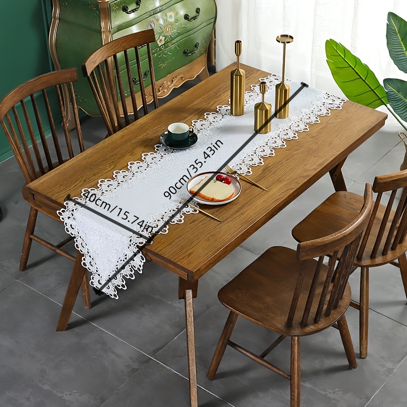 1 pezzo Runner da tavolo da cucina monocolore tavolo moderno poliestere per  casa
