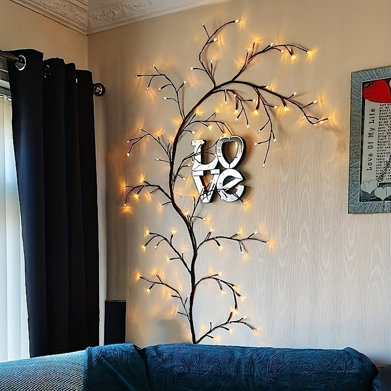 DIY Twig Christmas Tree with Lights USB Plug – The DIY Outlet