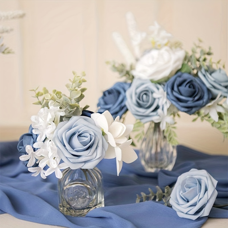 Blue Flower Ornaments