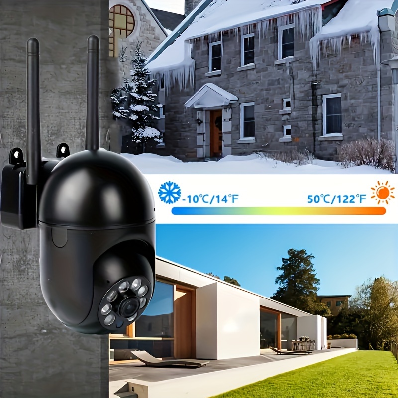 2 Camara De Seguridad Para Casa Exterior Vision Nocturna Camaras Vigilancia  1080