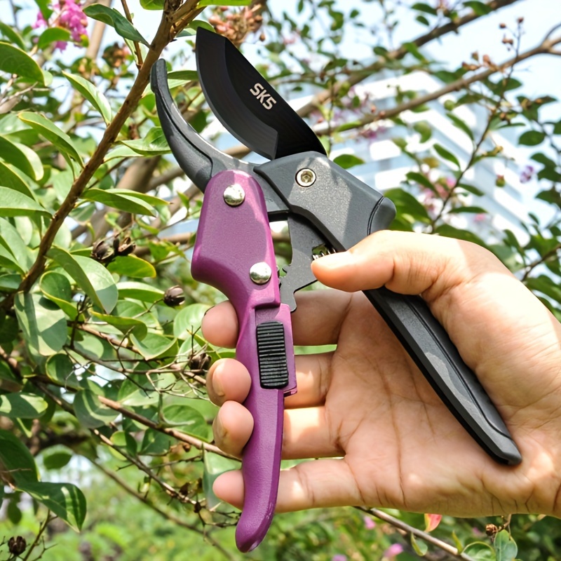 1pc heavy duty pruning shears for weak hands for women men hand pruner garden shears for arthritic hands garden scissors for garden hand tool details 1