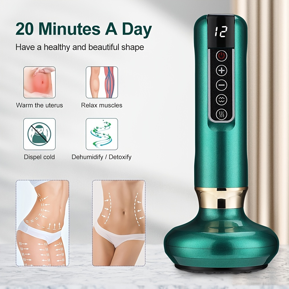 Intelligent Vacuum Cupping Massage Device Electric Heating - Temu