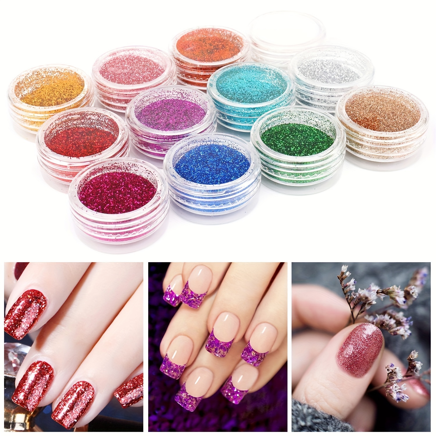 Acrylic Nail Kit Professional Set Powder Glitter Nail Extension Set Full  Manicure Set Nail Art Liquid Nail Decorations Tools Kit