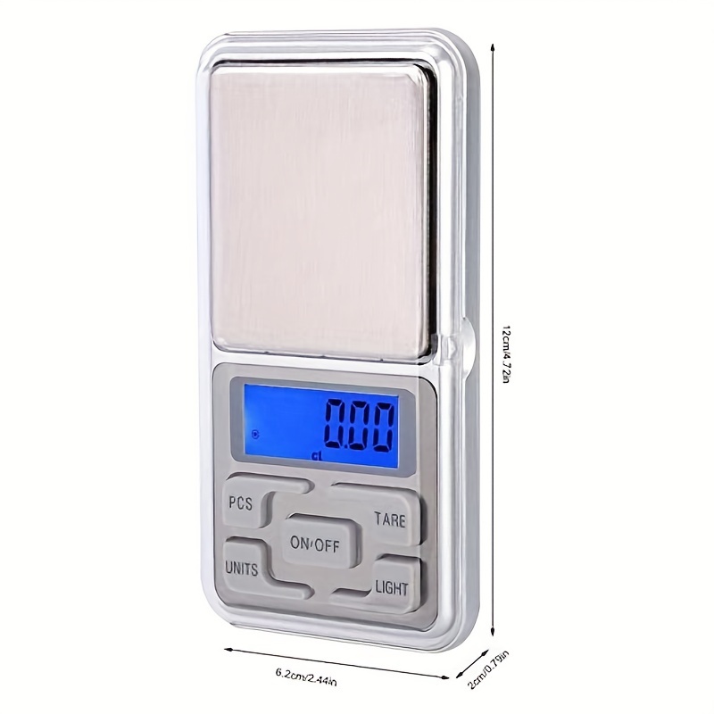 Digital Scale Weight Grams High Accuracy 0.1g/500g Portable