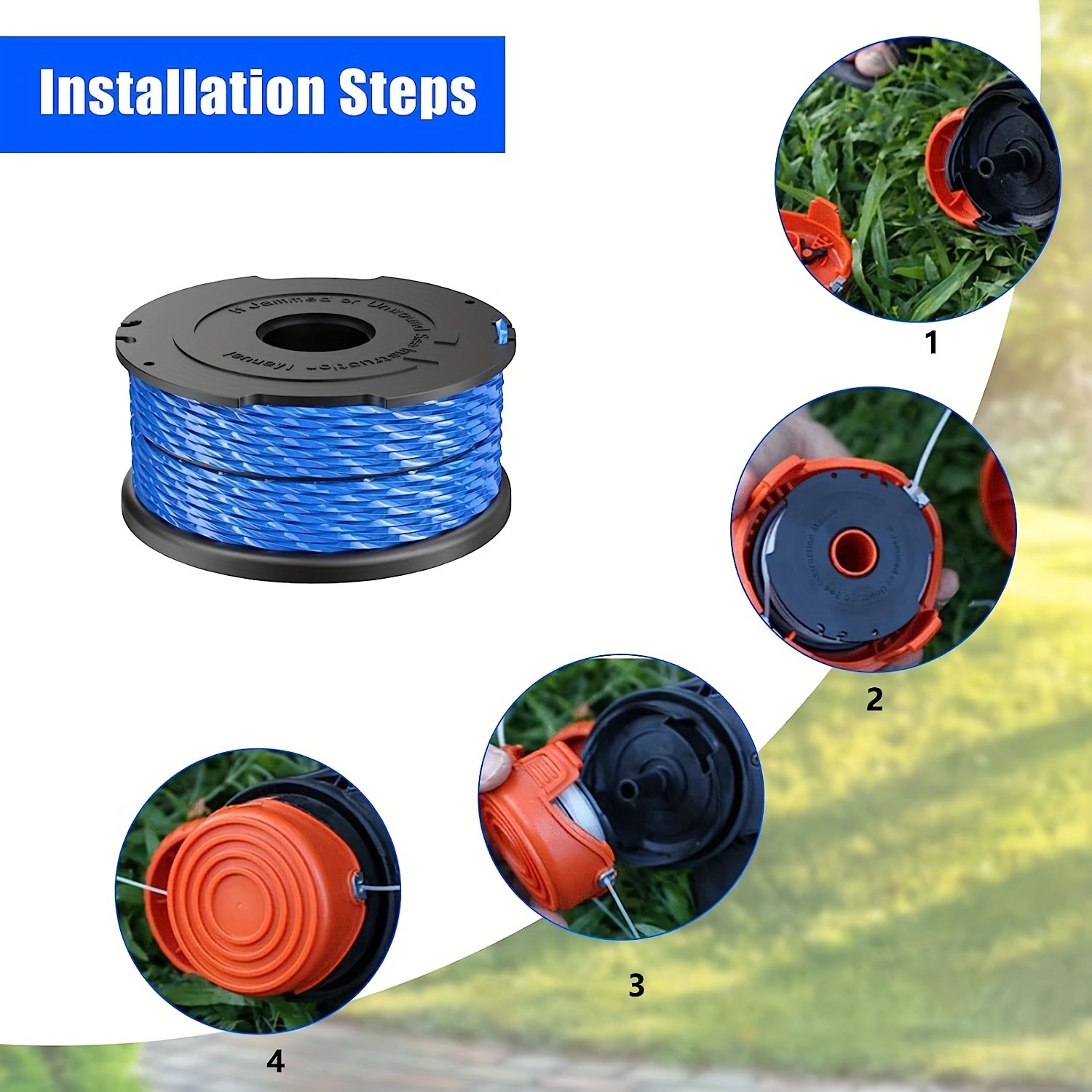 String Trimmer Spool Line Compatible With Black And Decker - Temu