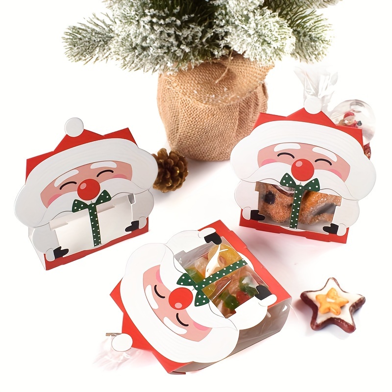 Christmas Packaging Boxes Cute Santa Claus Candy