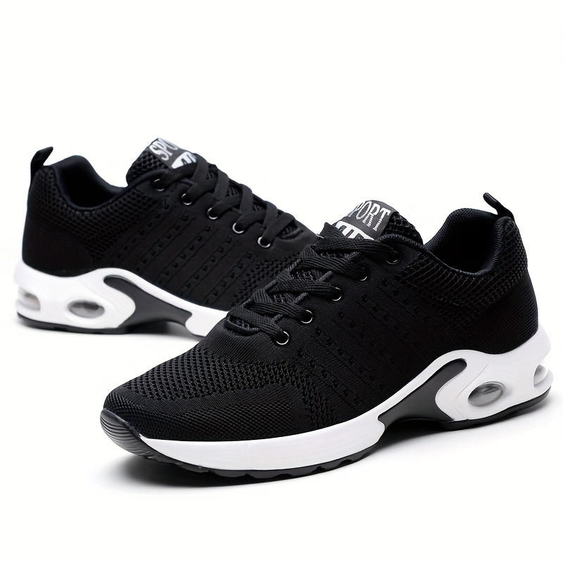 Men's Air Cushion Athletic Sneakers Lace-up Shoes