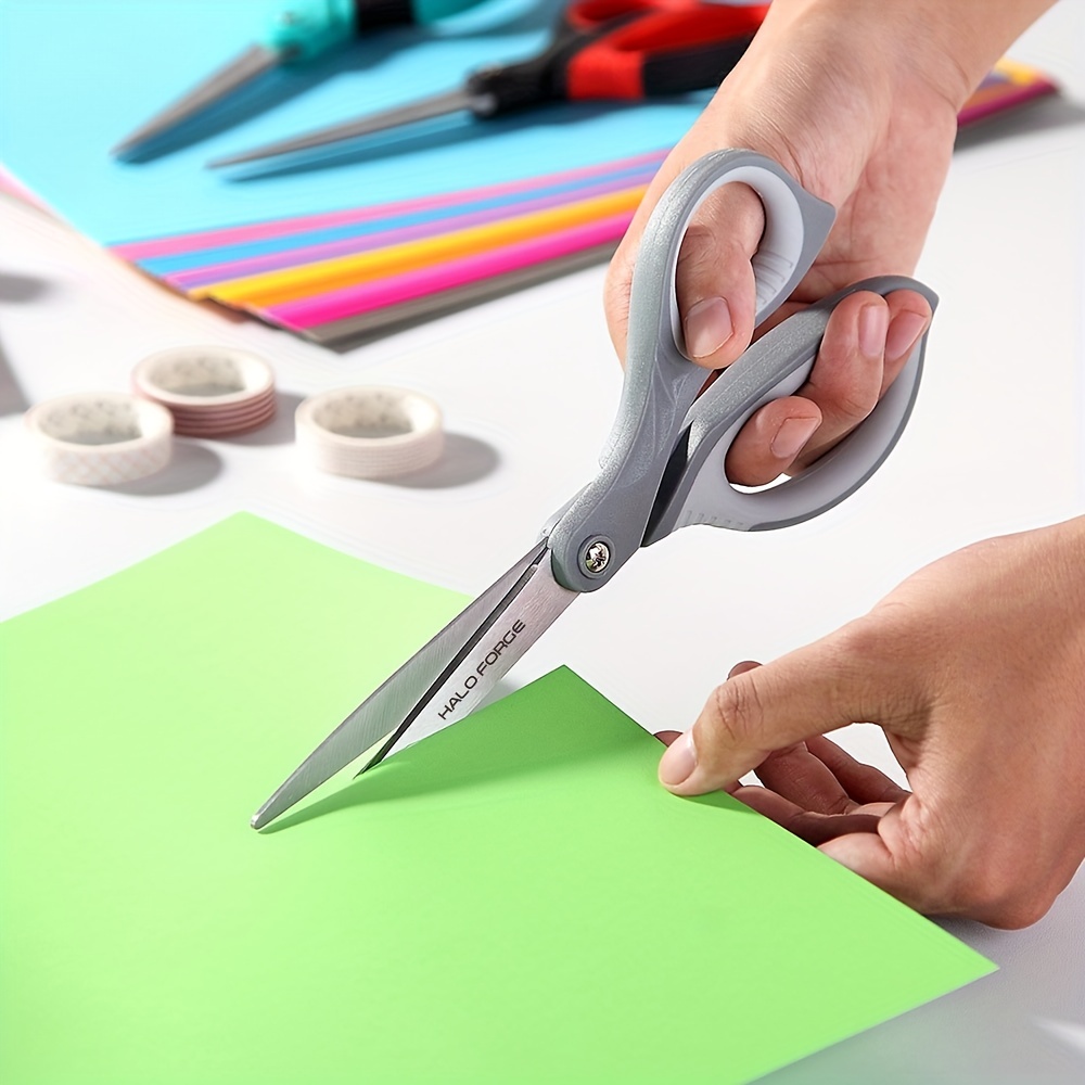 Multipurpose Scissors With Comfortable Grip Stainless Steel - Temu