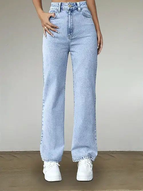 High Waisted Jeans  Mom, Flare, Skinny & Straight