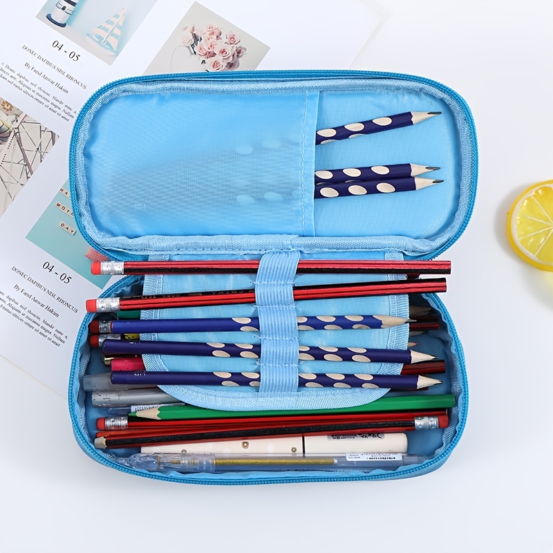 Elementary School Pencil Case Large Capacity Pencil Case Kids  Multifunctional Stationery Box Kindergarten Boys Net Red Cute Simple Pencil  Bag - Office & School Supplies - Temu Bulgaria