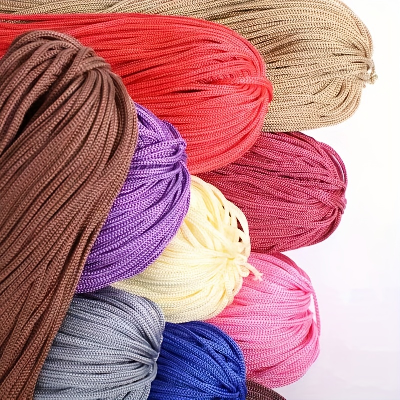 knitting crochet yarn hilo crochet supplies lanas para tejer envio gratis  macrame cord 3mm