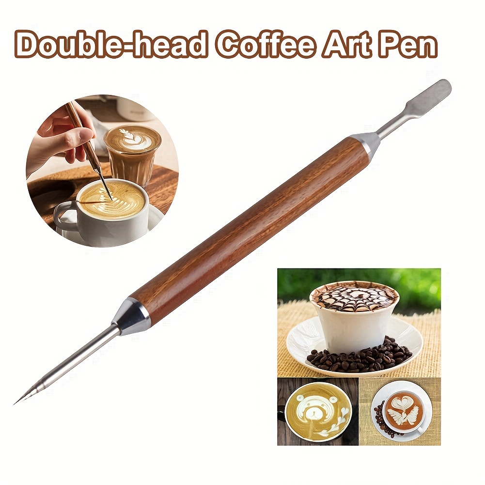 Double Head Coffee Art Pen Latte Kitchen Tools Espresso Spatula