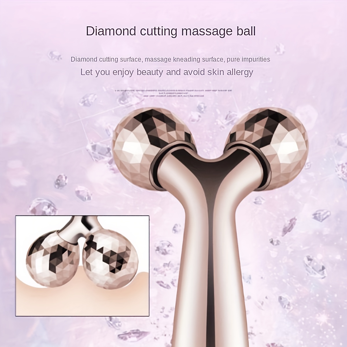 3D Face Massager Roller Contouring Massager For Face Lift & Puffiness Reduction