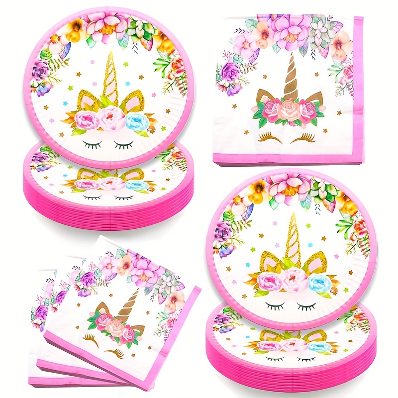 Magical Unicorn Birthday Party Decorations Unicorn Series - Temu