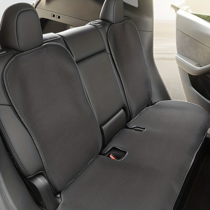 Cuscino confortevole e traspirante in cotone e lino per Tesla Model 3 e  Model Y - Grigio / Model 3 / Sedile Anteriore (1 Paio)