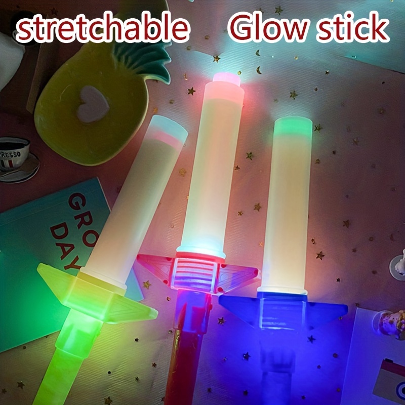 Large Concert Glow Stick Atmosphere Toy Telescopic Four - Temu