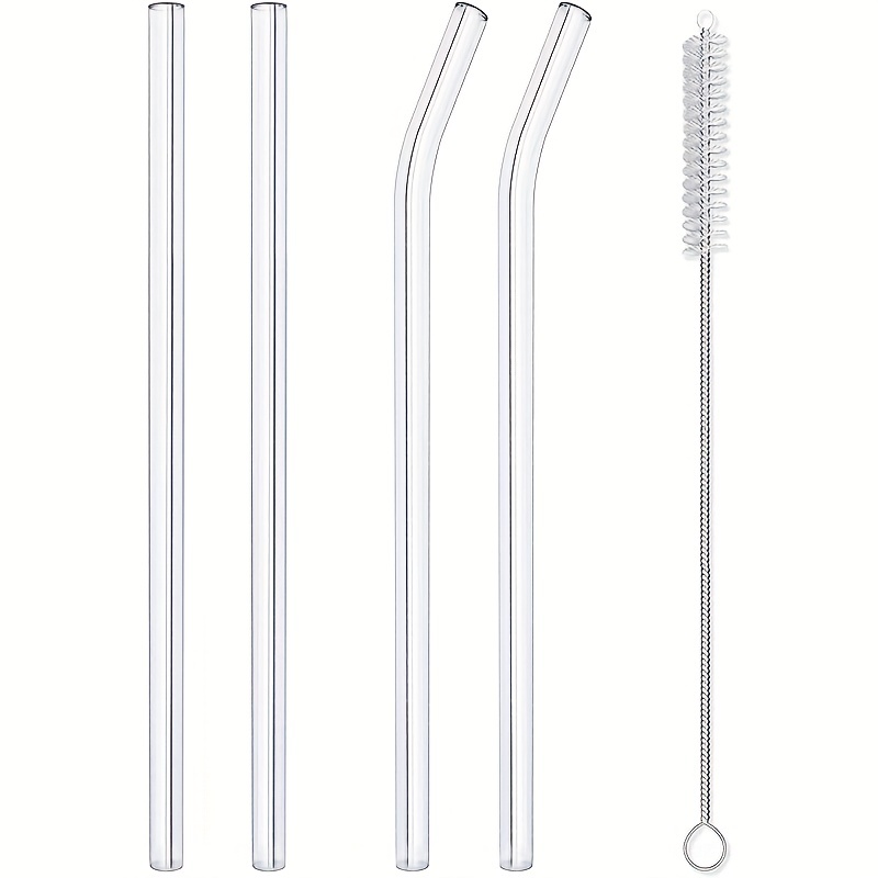 Glass Straws Heat Resistant Reusable Durable Drinking Straws - Temu