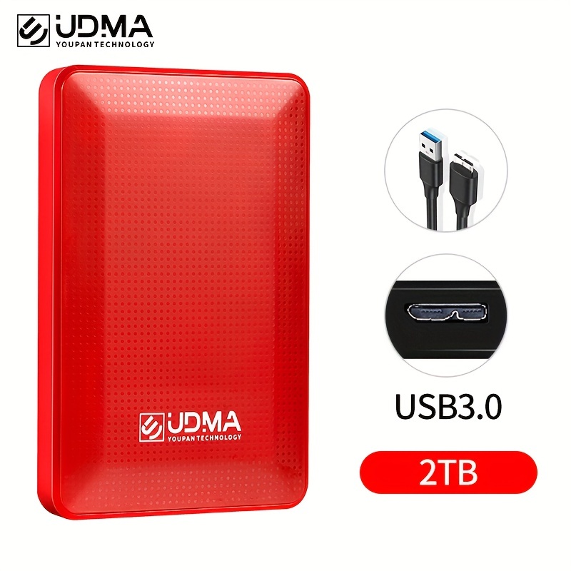 External Hard Drive HDD USB 3.0 Plug And Play Mobile Hard Disk Drive For  Many