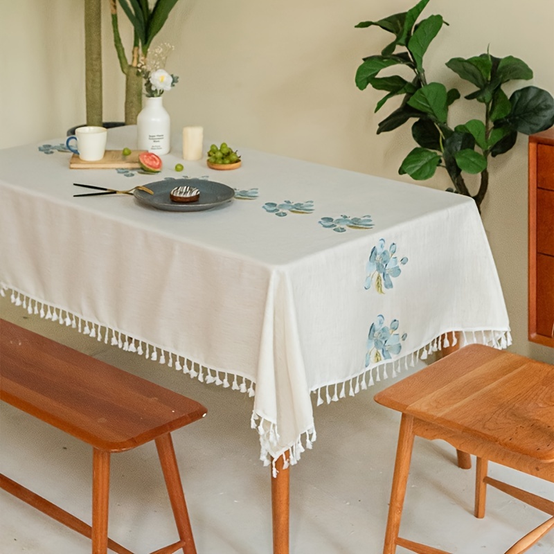 rectangle dining table cloth