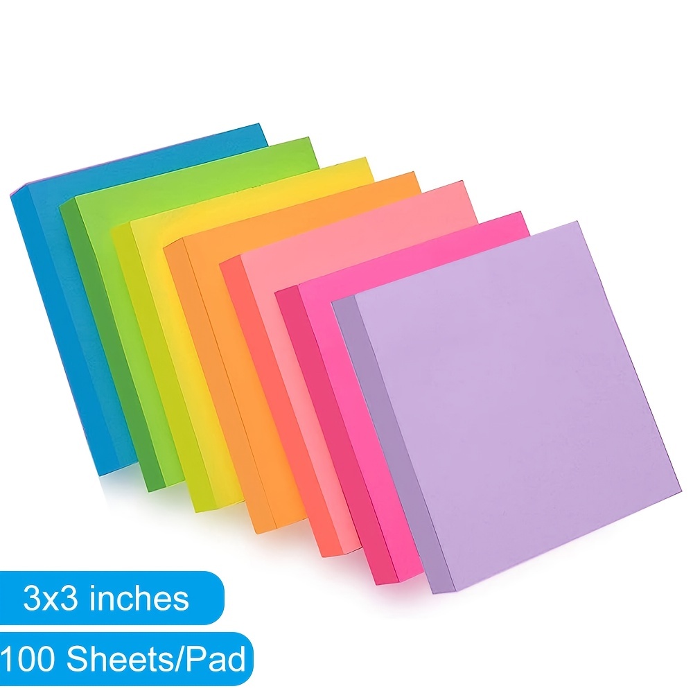 Cleanroom Sticky Notes, White, 3 X 3 , 100 Sheets/pad, 10 Pads/Pack